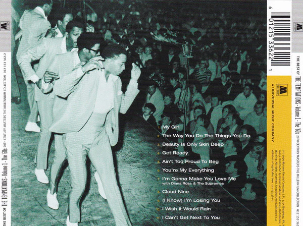 The Temptations - The Best Of The Temptations Volume 1 - The '60s (CD, Comp, RE, RM) - Image 2