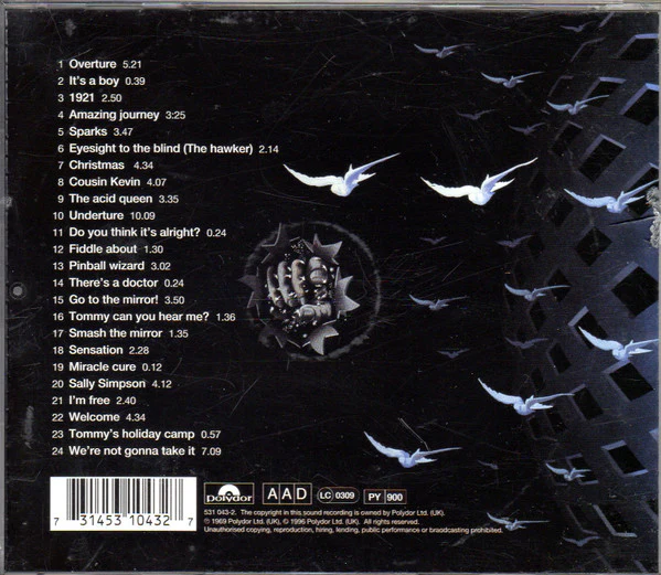 The Who - Tommy (CD, Album, RE, RM, Rem) - Image 2
