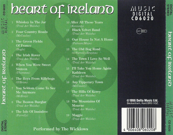 The Wicklows - Heart Of Ireland (CD) - Image 2