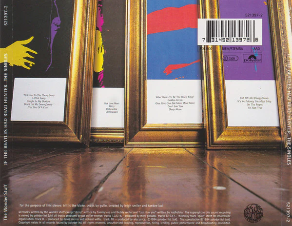 The Wonder Stuff - If The Beatles Had Read Hunter... The Singles (CD, Comp, PMD) - Image 2