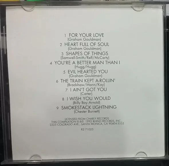 The Yardbirds - The Best Of The Yardbirds (CD, Comp) - Image 4