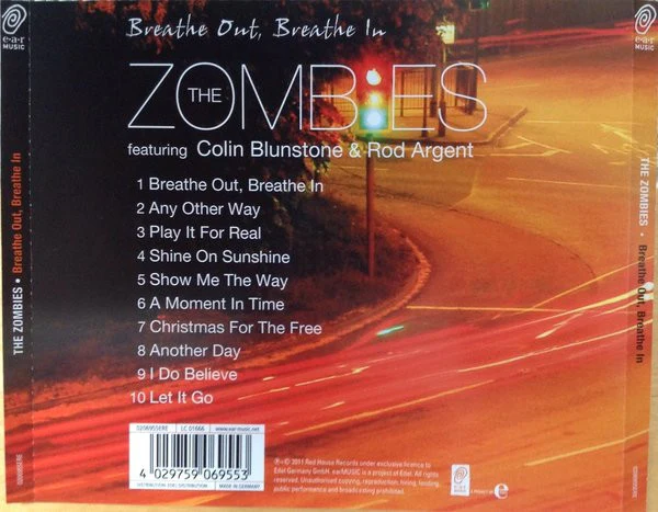 The Zombies Featuring Colin Blunstone & Rod Argent - Breathe Out - Breathe In (CD, Album) - Image 2