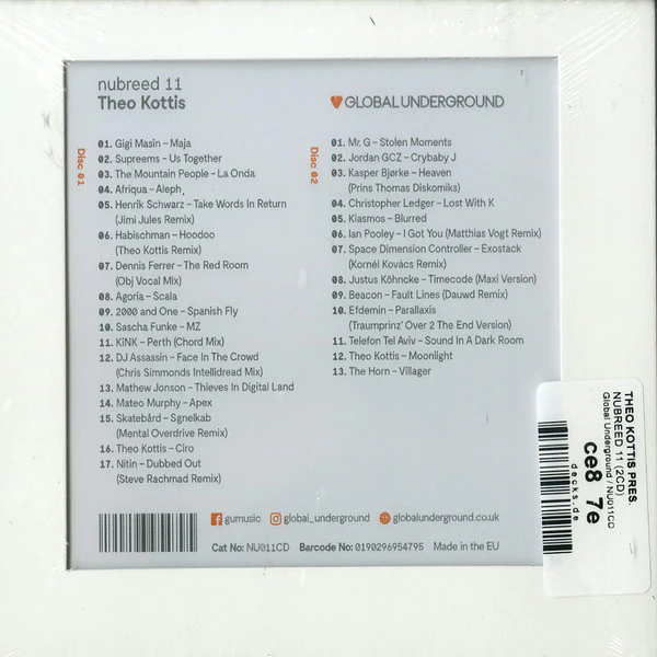 Theo Kottis - Nubreed Global Underground (2xCD, Comp, Mixed) - Image 2
