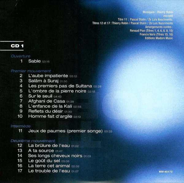 Thierry Robin - Kali Sultana - L'Ombre Du Ghazal (2xCD, Album, Promo) - Image 5
