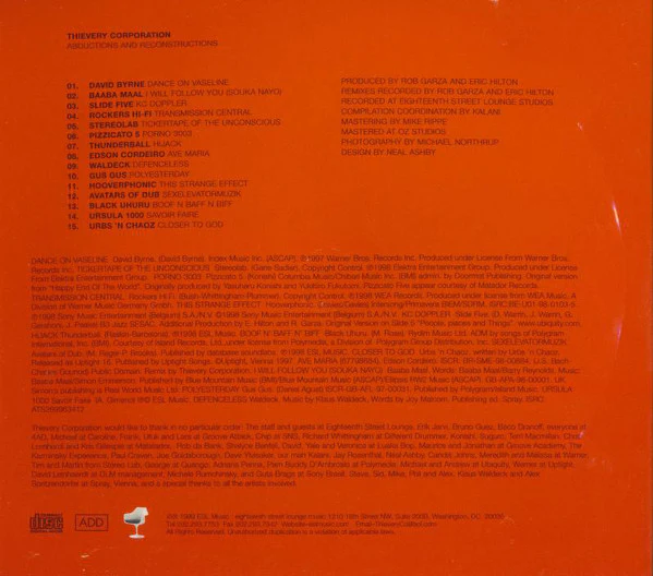 Thievery Corporation - Abductions And Reconstructions (CD, Comp) - Image 2