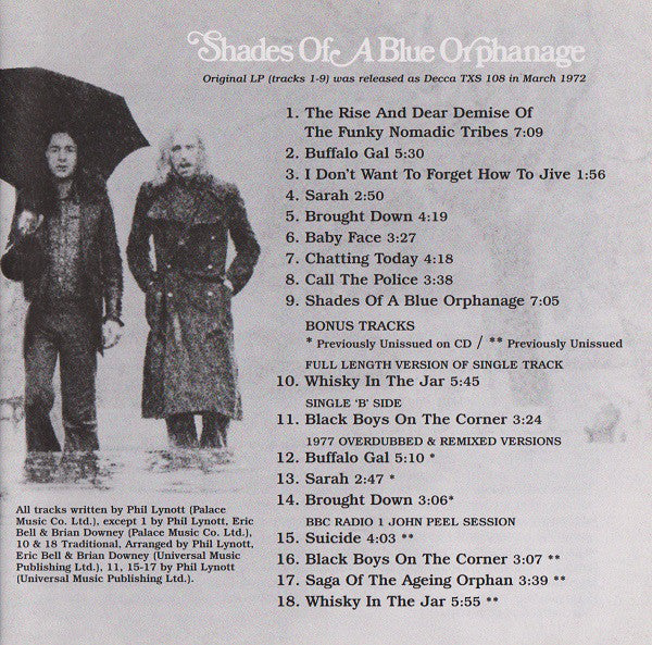 Thin Lizzy - Shades Of A Blue Orphanage (CD, Album, RE, RM) - Image 5
