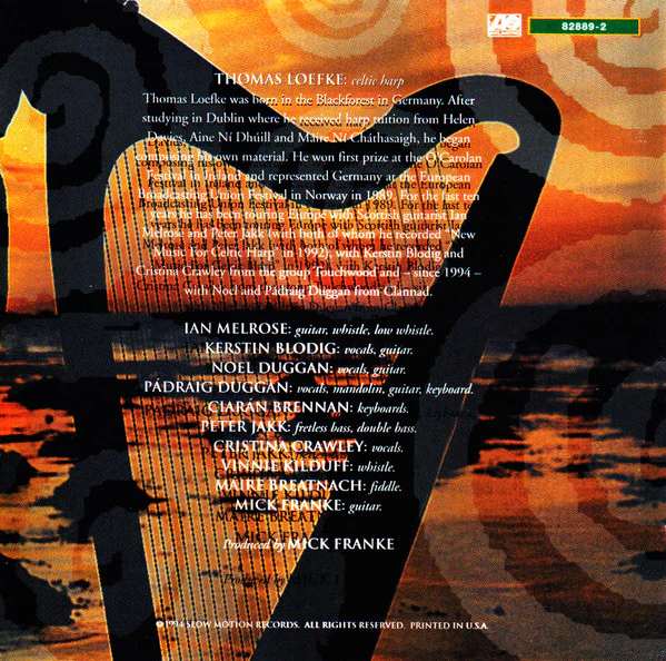 Thomas Loefke And Friends* - Norland Wind: Harp Music From The Celtic Northwest (CD, Album) - Image 2