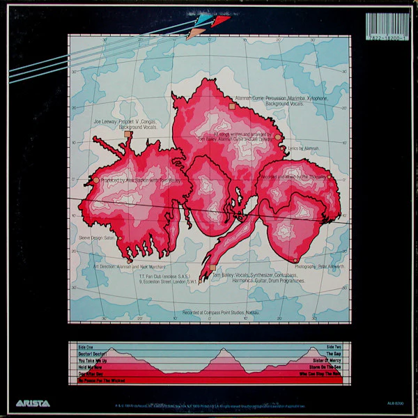 Thompson Twins - Into The Gap (LP, Album, Ind) - Image 2