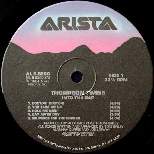 Thompson Twins - Into The Gap (LP, Album, Ind) - Image 3