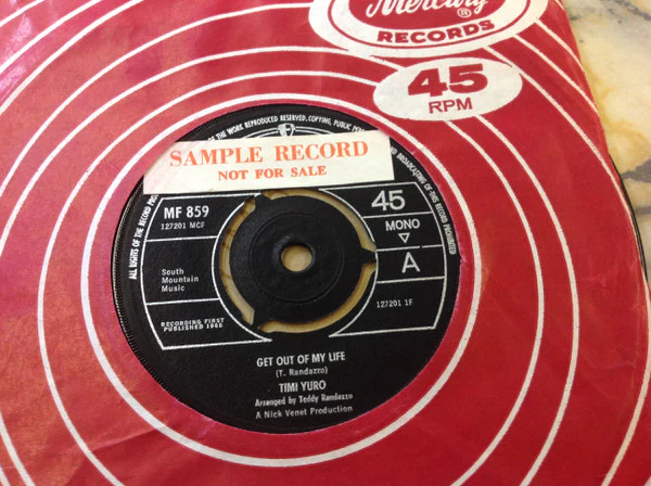 Timi Yuro - Get Out Of My Life (7", Single)