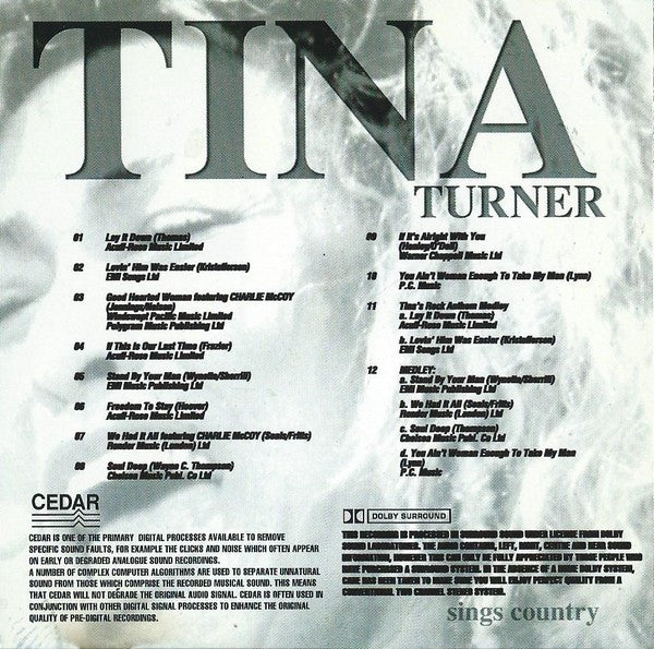 Tina Turner - Tina Turner Sings Country (CD) - Image 2