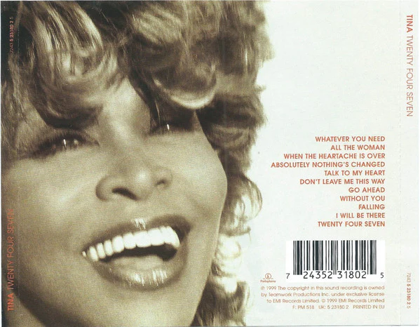 Tina* - Twenty Four Seven (CD, Album) - Image 2