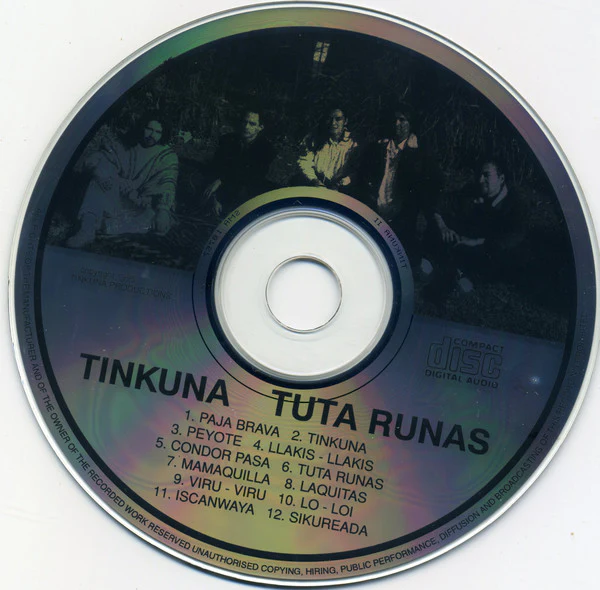 Tinkuna - Tuta Runas (CD, Album) - Image 3