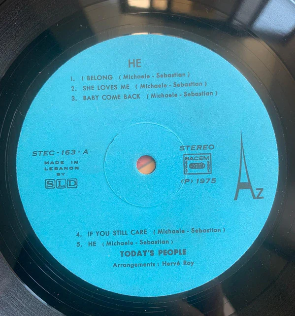 Today's People - He (LP, Album) - Image 3