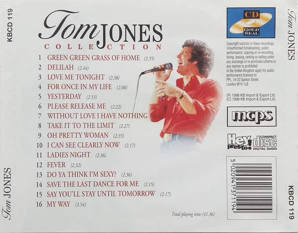 Tom Jones - Collection (CD, Comp) - Image 2
