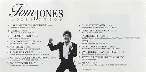 Tom Jones - Collection (CD, Comp) - Image 3