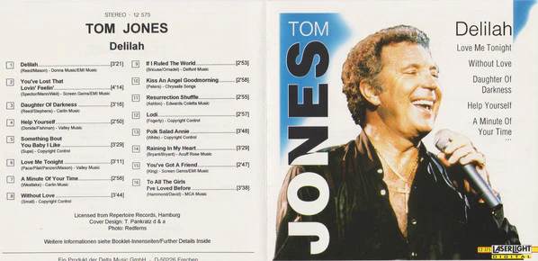 Tom Jones - Delilah (CD, Comp) - Image 2