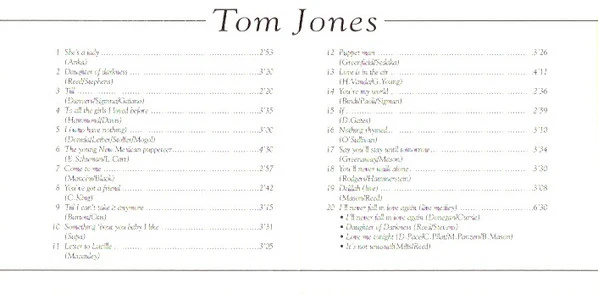Tom Jones - His Greatest Hits (CD, Comp) - Image 2