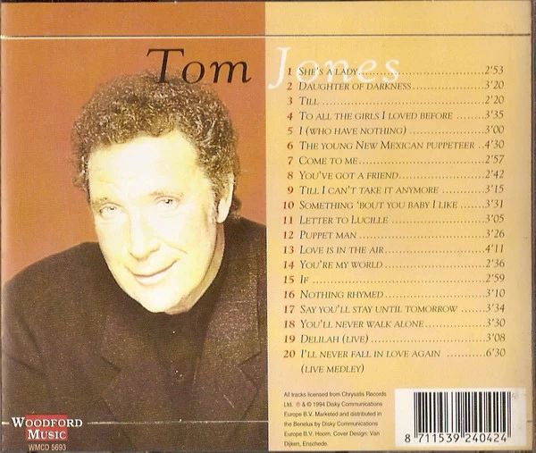 Tom Jones - His Greatest Hits (CD, Comp) - Image 4