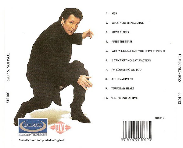 Tom Jones - Kiss (CD, Album, RE) - Image 2