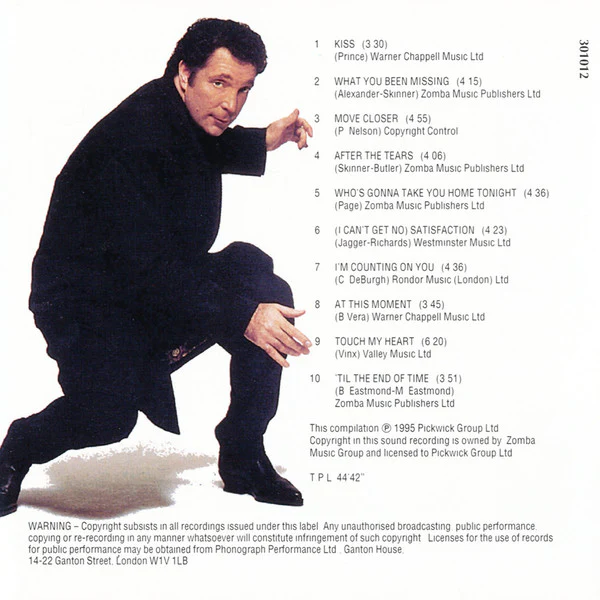Tom Jones - Kiss (CD, Album, RE) - Image 3