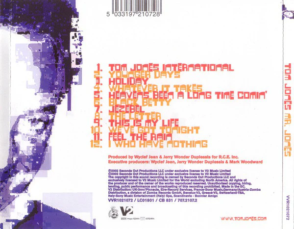 Tom Jones - Mr. Jones (CD, Album) - Image 2