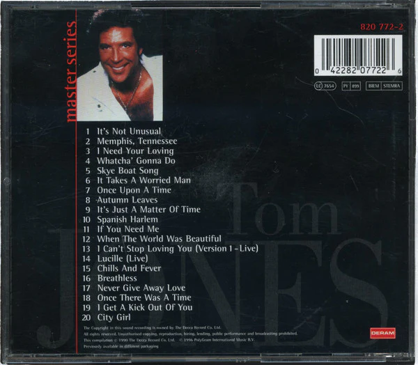 Tom Jones - Tom Jones (CD, Comp) - Image 2