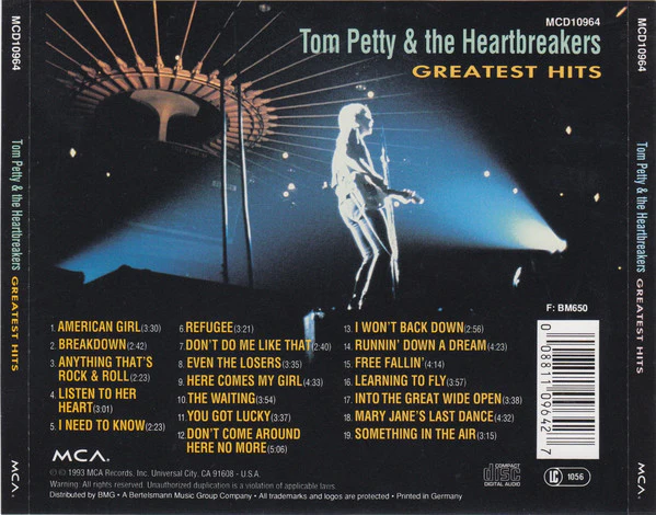 Tom Petty & The Heartbreakers* - Greatest Hits (CD, Comp) - Image 2