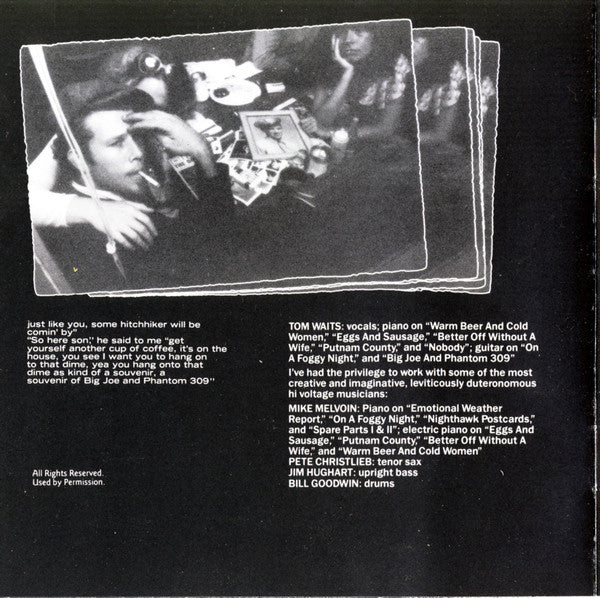 Tom Waits - Nighthawks At The Diner (CD, Album, RE) - Image 5