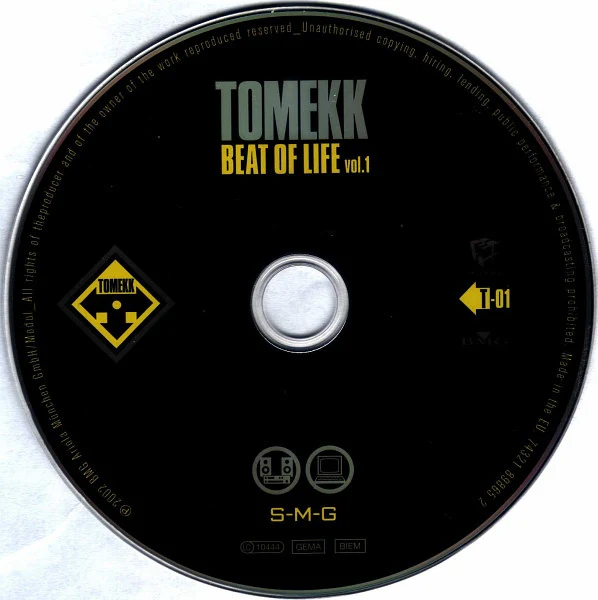 Tomekk* - Beat Of Life Vol.1 (CD, Album, Copy Prot.) - Image 3