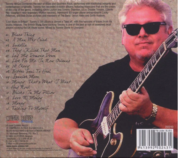 Tommy McCoy - Live Blues In Britain (CD, Album) - Image 2