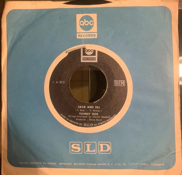Tommy Roe - Jack And Jill / tip toe tina (7", Single)