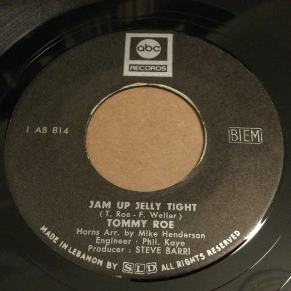 Tommy Roe - Jam Up Jelly Tight / Moontalk (7", Single) - Image 2