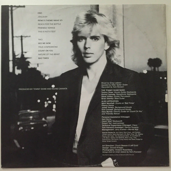 Tommy Shaw - What If (LP, Album) - Image 4