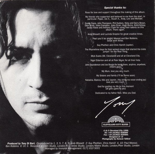 Tony Di Bart - Falling For You (2xCD, Album) - Image 2