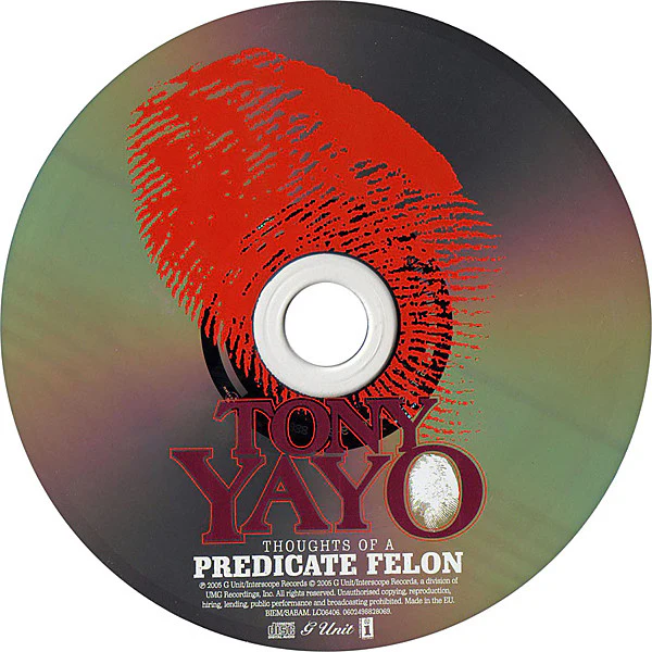 Tony Yayo - Thoughts Of A Predicate Felon (CD, Album) - Image 3
