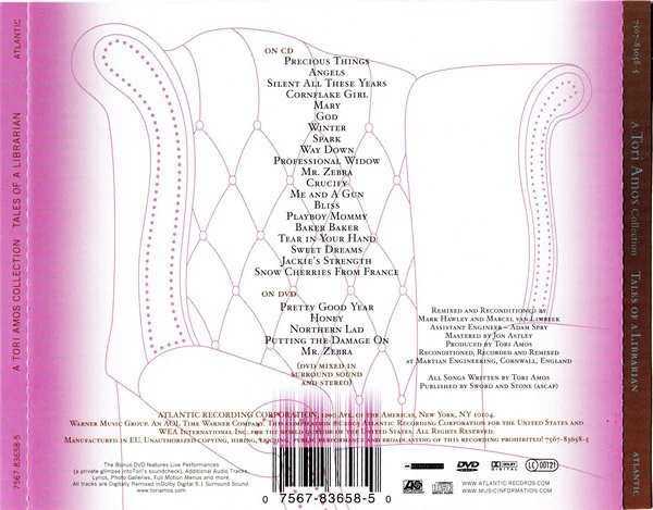 Tori Amos - Tales Of A Librarian (A Tori Amos Collection) (CD, Comp + DVD-V, PAL + Ltd, RM) - Image 2