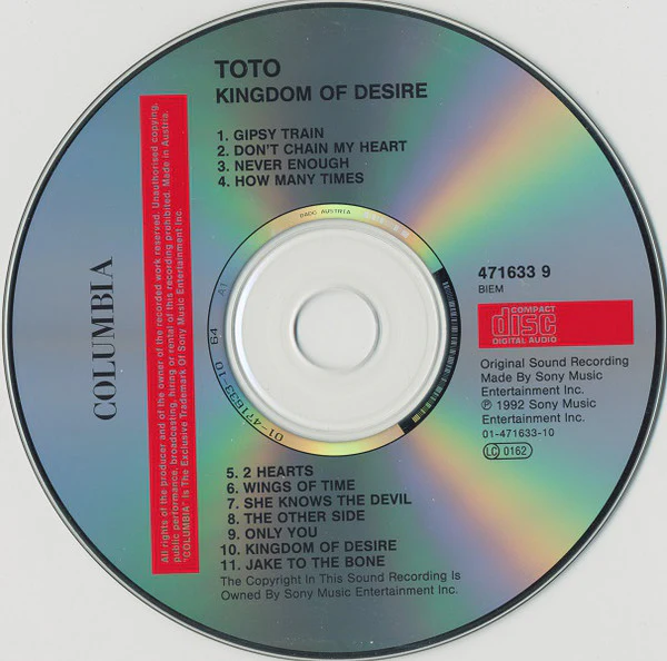 Toto - Kingdom Of Desire (CD, Album) - Image 3