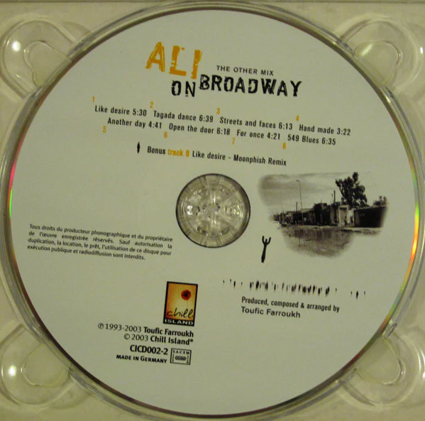 Toufic Farroukh - Ali On Broadway (The Other Mix) (CD, Album) - Image 4