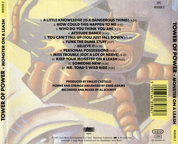 Tower Of Power - Monster On A Leash (CD, Album) - Image 2