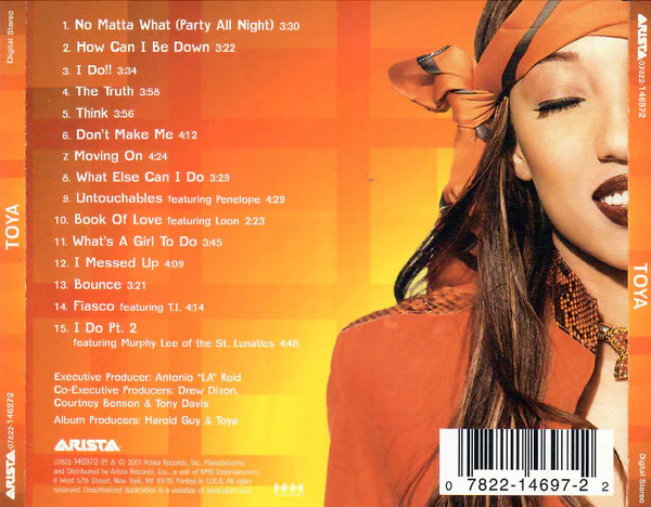 Toya  - Toya (CD, Album) - Image 2