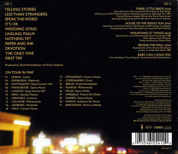 Tracy Chapman - Telling Stories (2xHDCD, Album, Ltd, Sli) - Image 2