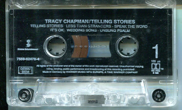 Tracy Chapman - Telling Stories (Cass, Album) - Image 3