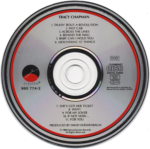 Tracy Chapman - Tracy Chapman (CD, Album) - Image 3