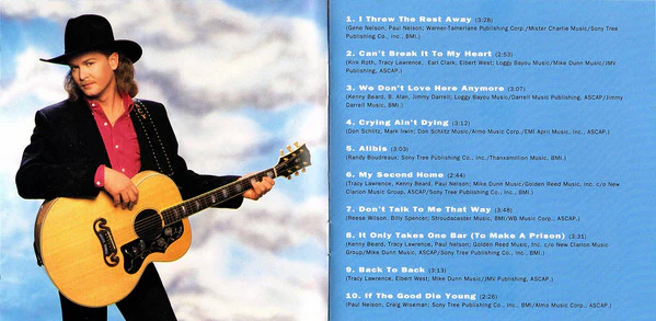 Tracy Lawrence - Alibis (CD, Album) - Image 4