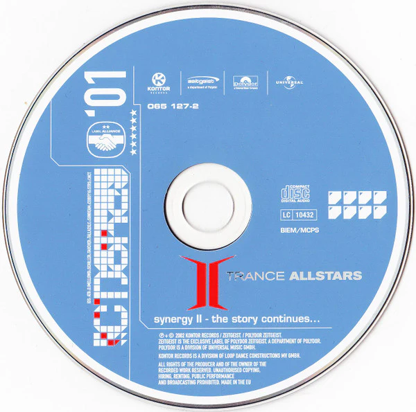 Trance Allstars - Synergy II - The Story Continues... (2xCD, Album, Copy Prot.) - Image 3