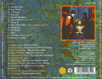 Transglobal Underground - Backpacking On The Graves Of Our Ancestors (1991 - 1998) (2xCD, Comp) - Image 2