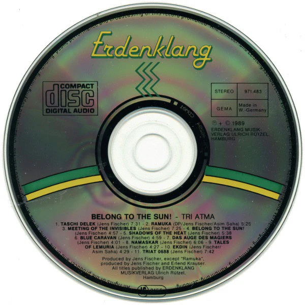 Tri Atma - Belong To The Sun! (CD, Album) - Image 4