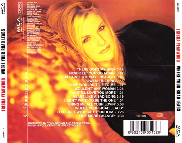 Trisha Yearwood - Where Your Road Leads (HDCD, Album) - Image 3