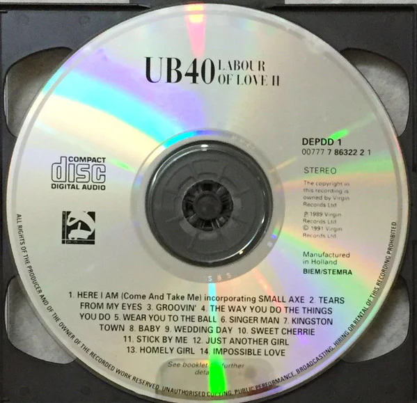 UB40 - Labour Of Love Parts I + II (2xCD, Comp) - Image 4